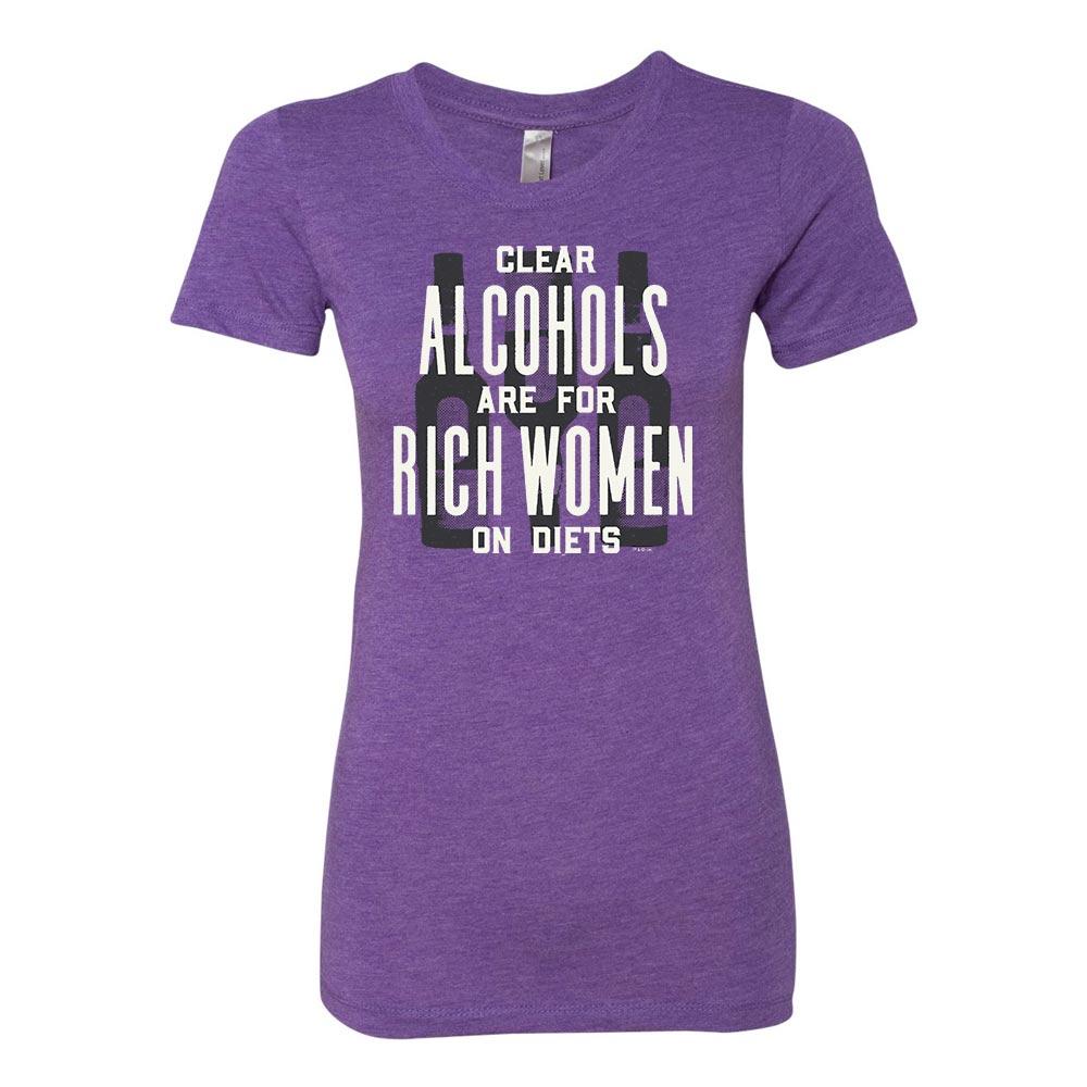 Parks and Recreation Ron Swanson Clear Alcohols Women's Tri-Blend Short Sleeve T-Shirt