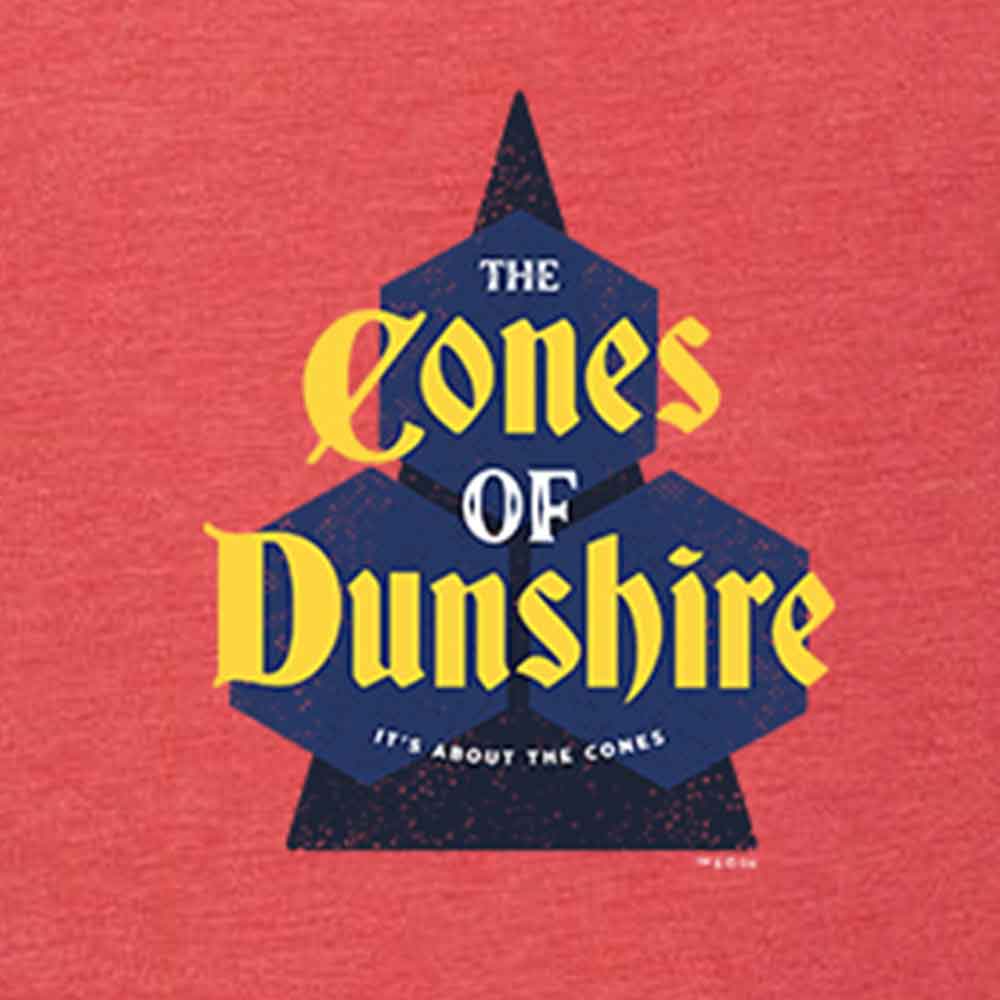 Parks and Recreation The Cones of Dunshire Men's Tri-Blend Short Sleeve T-Shirt