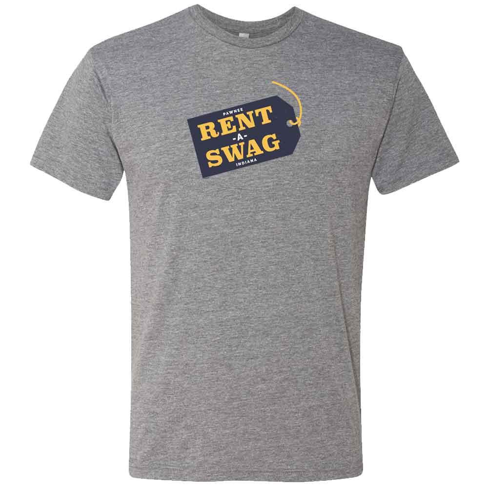 Parks and Recreation Rent-A-Swag Men's Tri-Blend Short Sleeve T-Shirt