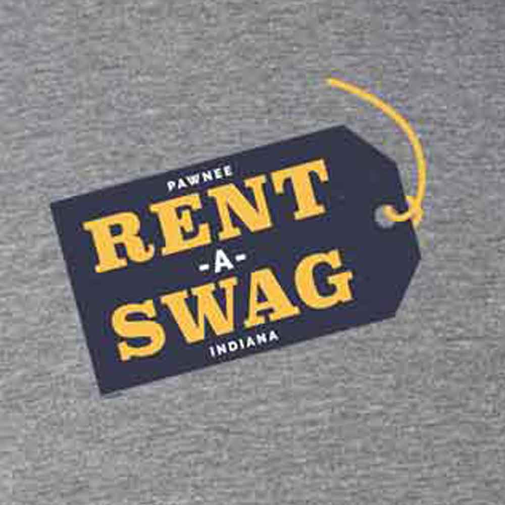 Parks and Recreation Rent-A-Swag Men's Tri-Blend Short Sleeve T-Shirt