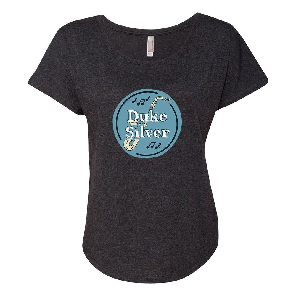 Parks and Recreation Duke Silver Women's Tri-Blend Dolman T-Shirt
