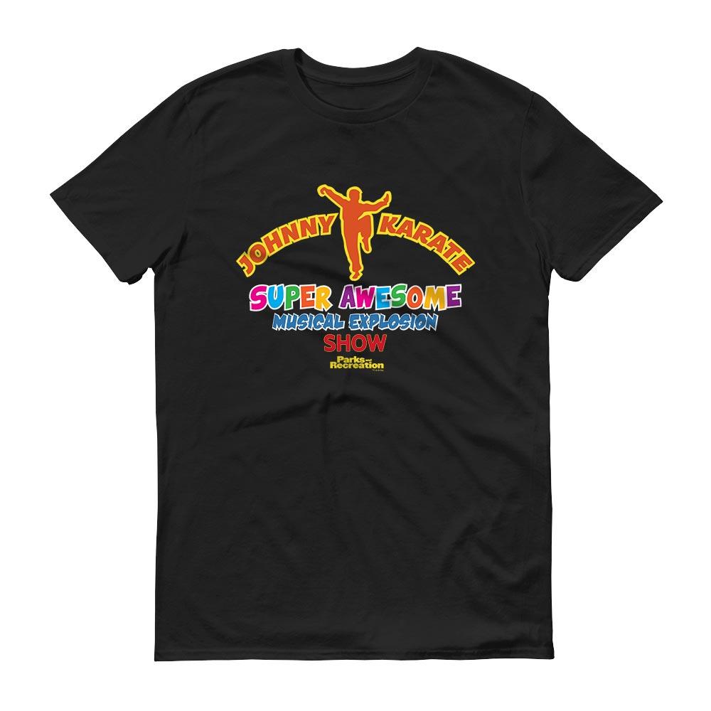 Parks and Recreation Johnny Karate Musical Explosion Show Men's T-Shirt