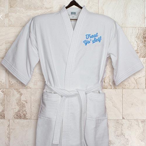 Parks and Recreation Treat Yo' Self Embroidered Robe