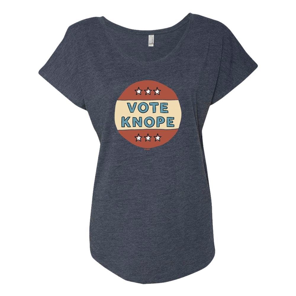 Parks and Recreation Vote Knope Women's Tri-Blend Dolman T-Shirt