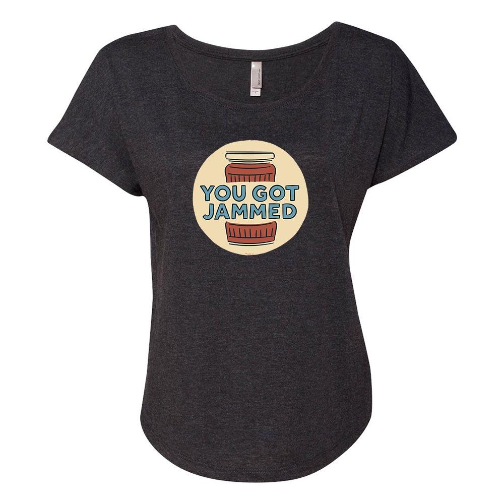 Parks and Recreation You Got Jammed Women's Tri-Blend Dolman T-Shirt