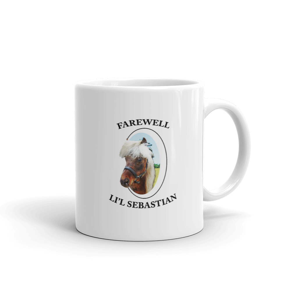 Parks and Recreation Farewell Li'l Sebastian White Mug