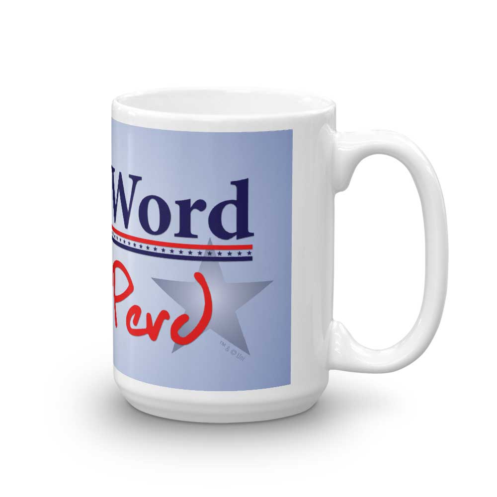 Parks and Recreation The Final Word with Perd White Mug