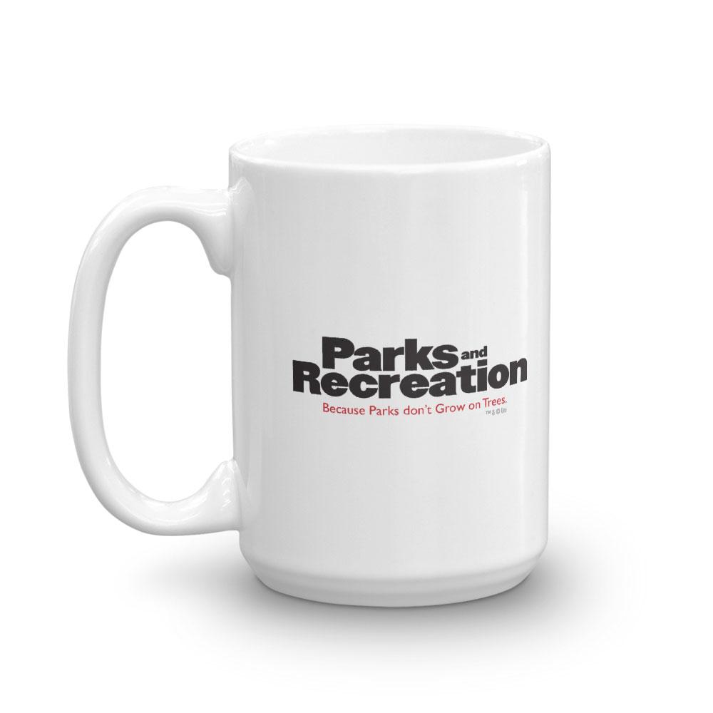 Parks and Recreation Logo White Mug