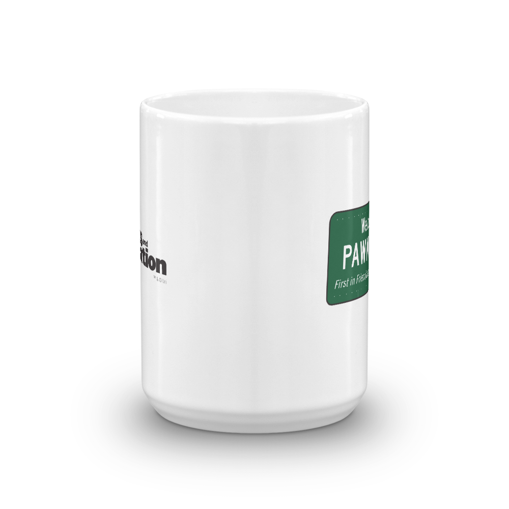 Parks and Recreation Pawnee White Mug