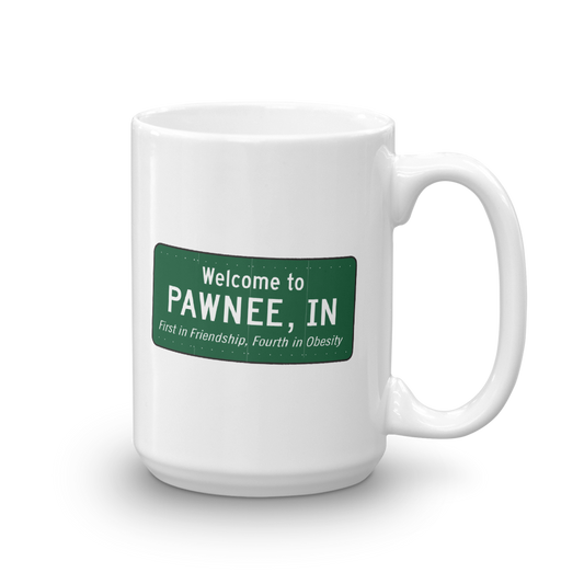 Parks and Recreation Pawnee White Mug White Mug