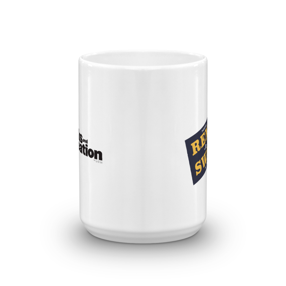 Parks and Recreation Rent-A-Swag White Mug