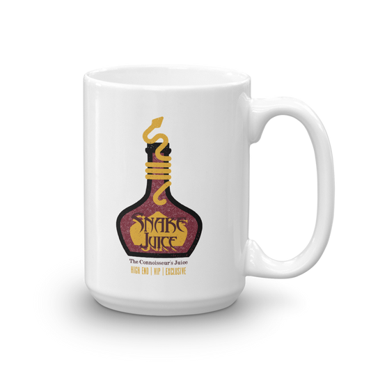 Parks and Recreation Snake Juice White Mug