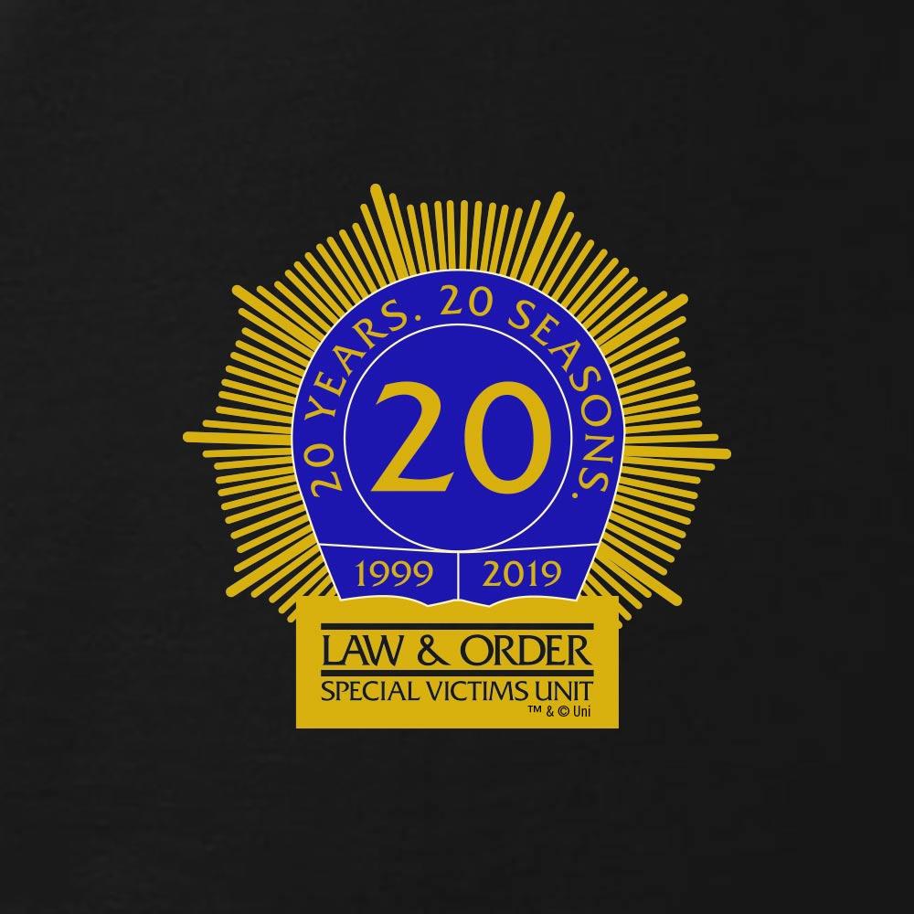 Law & Order: SVU 20th Anniversary Lightweight Zip Up Hooded Sweatshirt