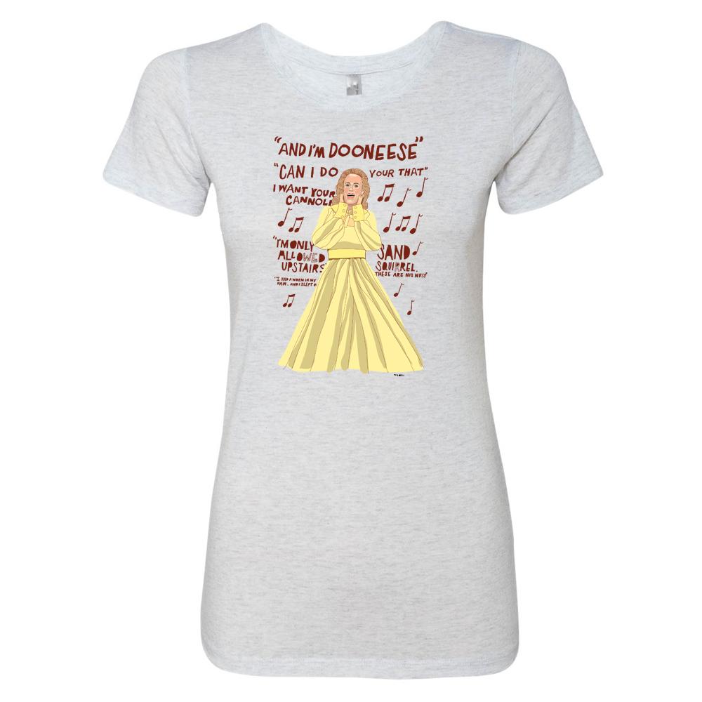 Saturday Night Live Dooneese Women's Tri-Blend Short Sleeve T-Shirt