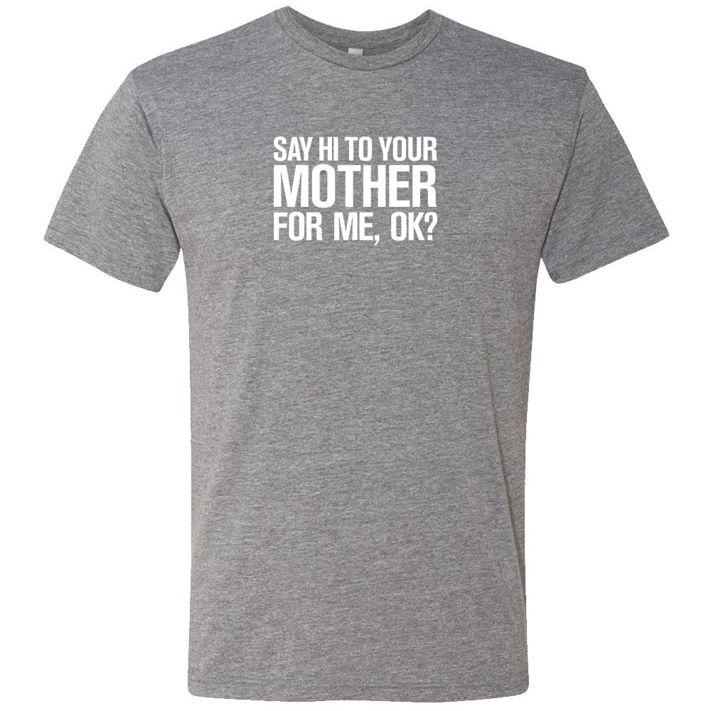 Saturday Night Live Hi Mother Men's Tri-Blend Short Sleeve T-Shirt