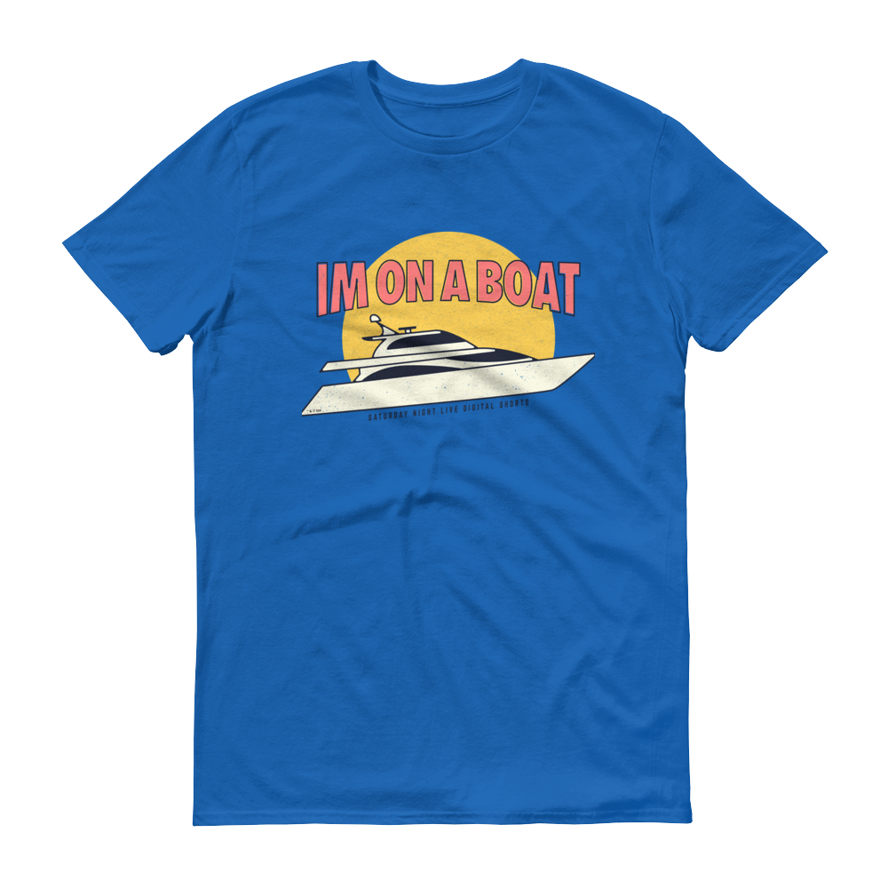Saturday Night Live I'm on a Boat Men's Short Sleeve T-Shirt