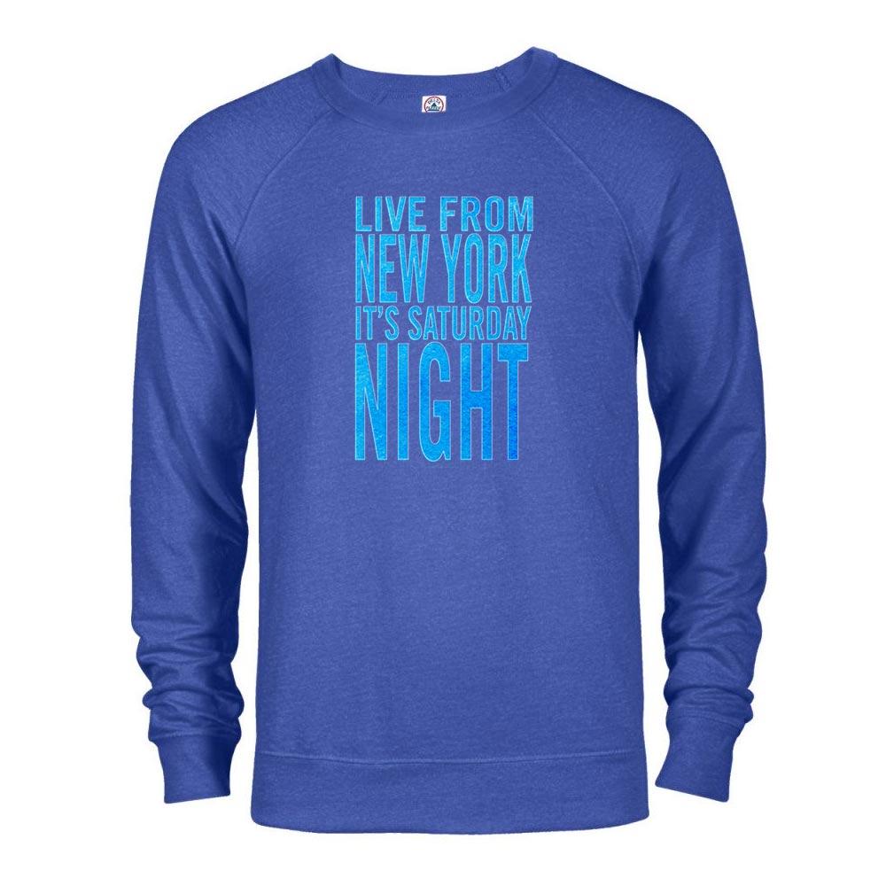 Saturday Night Live It's Saturday Night Crew Sweatshirt