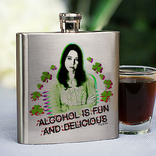 Parks and Recreation Alcohol is Fun and Delicious St. Patrick's Day Flask