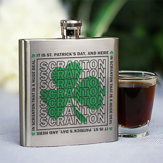 The Office Scranton St. Patrick's Day Flask