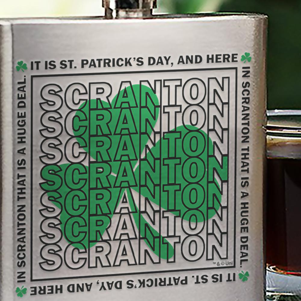 The Office Scranton St. Patrick's Day Flask