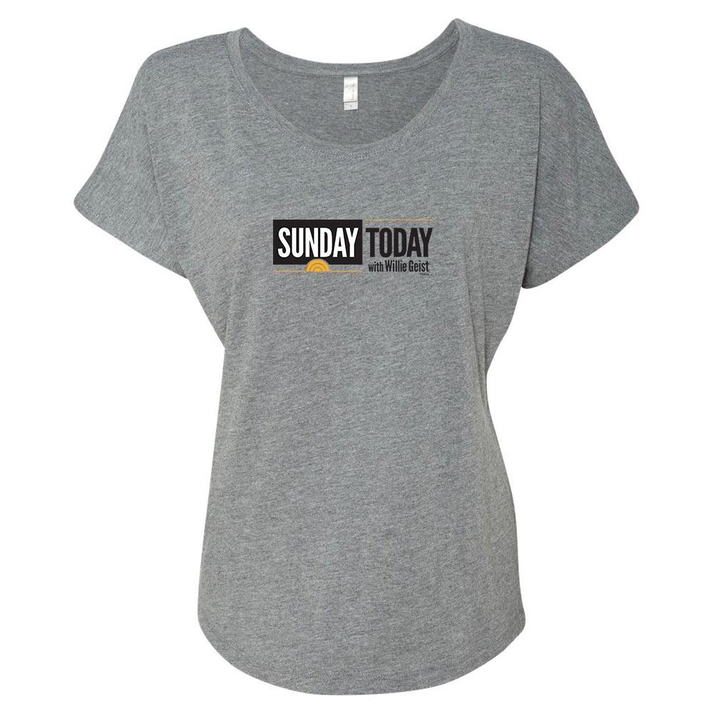 Sunday TODAY with Willie Geist Women's Tri-Blend Dolman T-Shirt