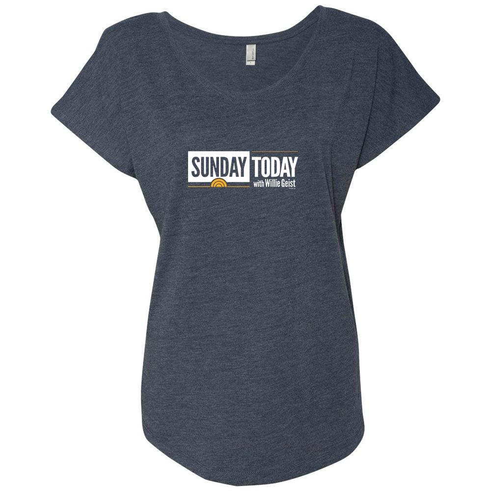 Sunday TODAY with Willie Geist Women's Tri-Blend Dolman T-Shirt
