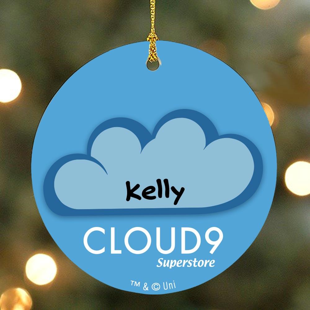 Personalized Superstore Cloud 9 Double-Sided Ornament