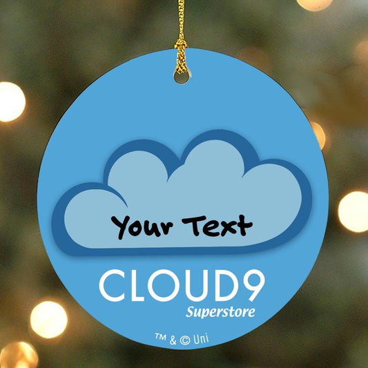 Personalized Superstore Cloud 9 Double-Sided Ornament