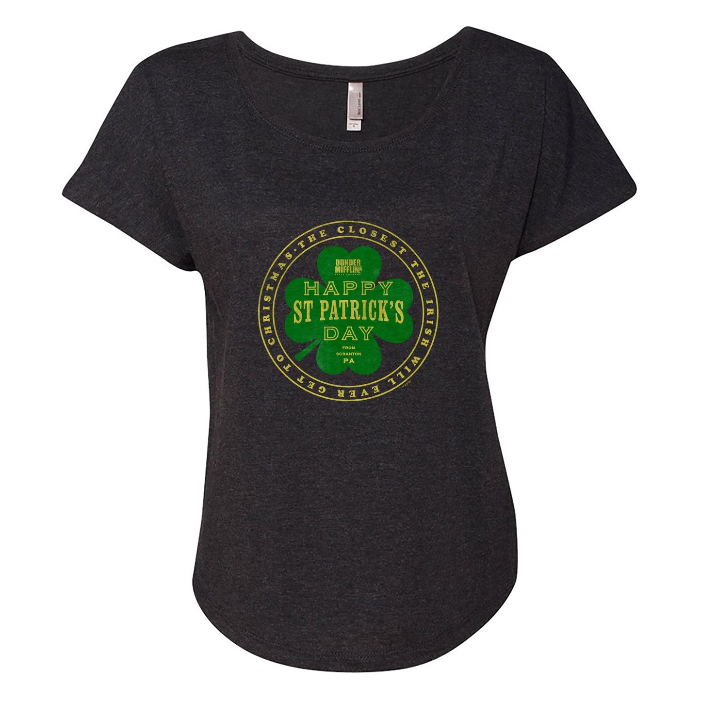 The Office St. Patrick's Day Women's Tri-Blend Dolman T-Shirt