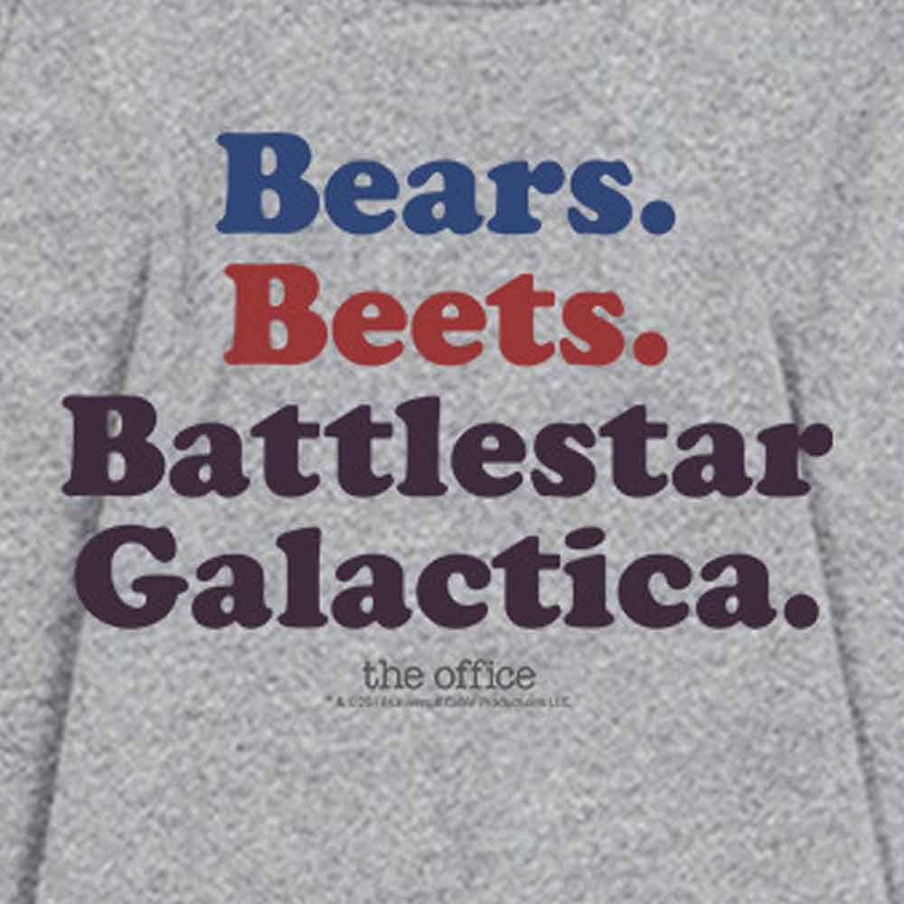 The Office Bears. Beets. Battlestar Galactica Women's Tri-Blend Pullover
