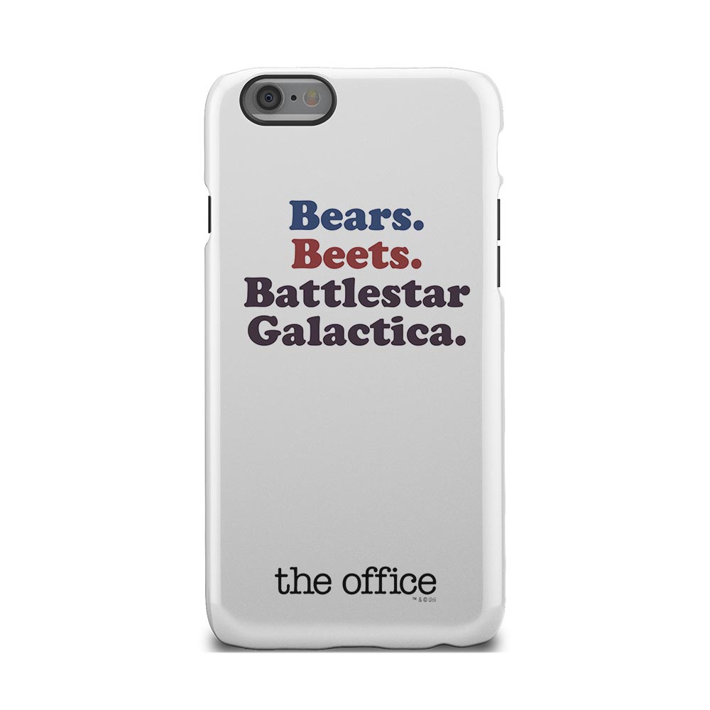 The Office Bears. Beets. Battlestar Galactica iPhone Tough Phone Case