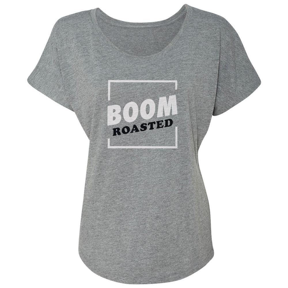 The Office Boom Roasted Women's Tri-Blend Dolman T-Shirt