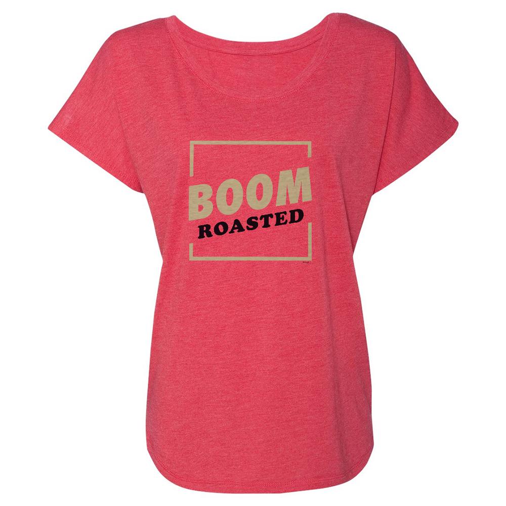The Office Boom Roasted Women's Tri-Blend Dolman T-Shirt