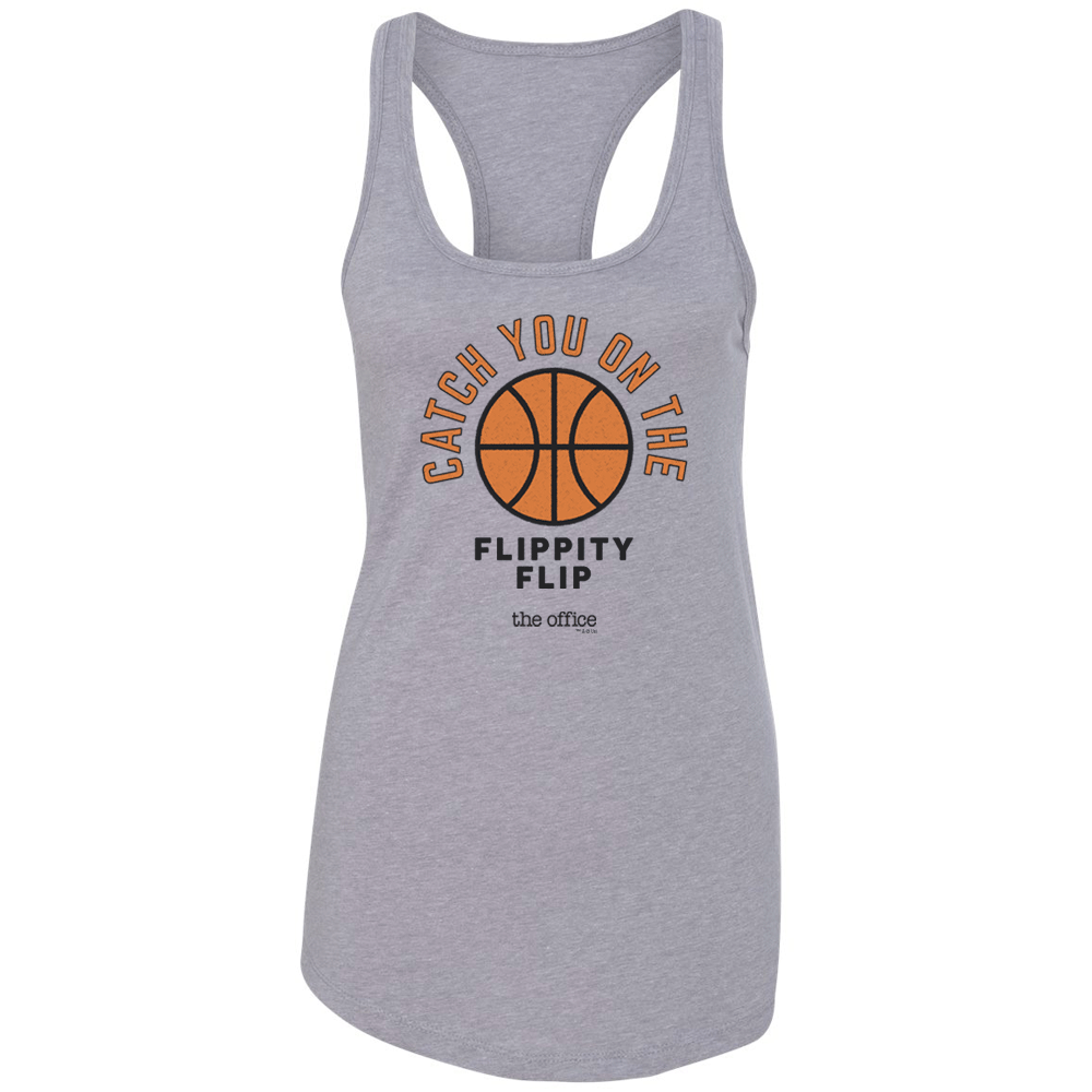The Office Catch you on the Flippity Flip Women's Racerback Tank Top
