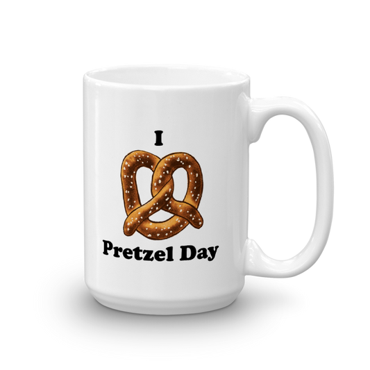 The Office Pretzel Day White Mug