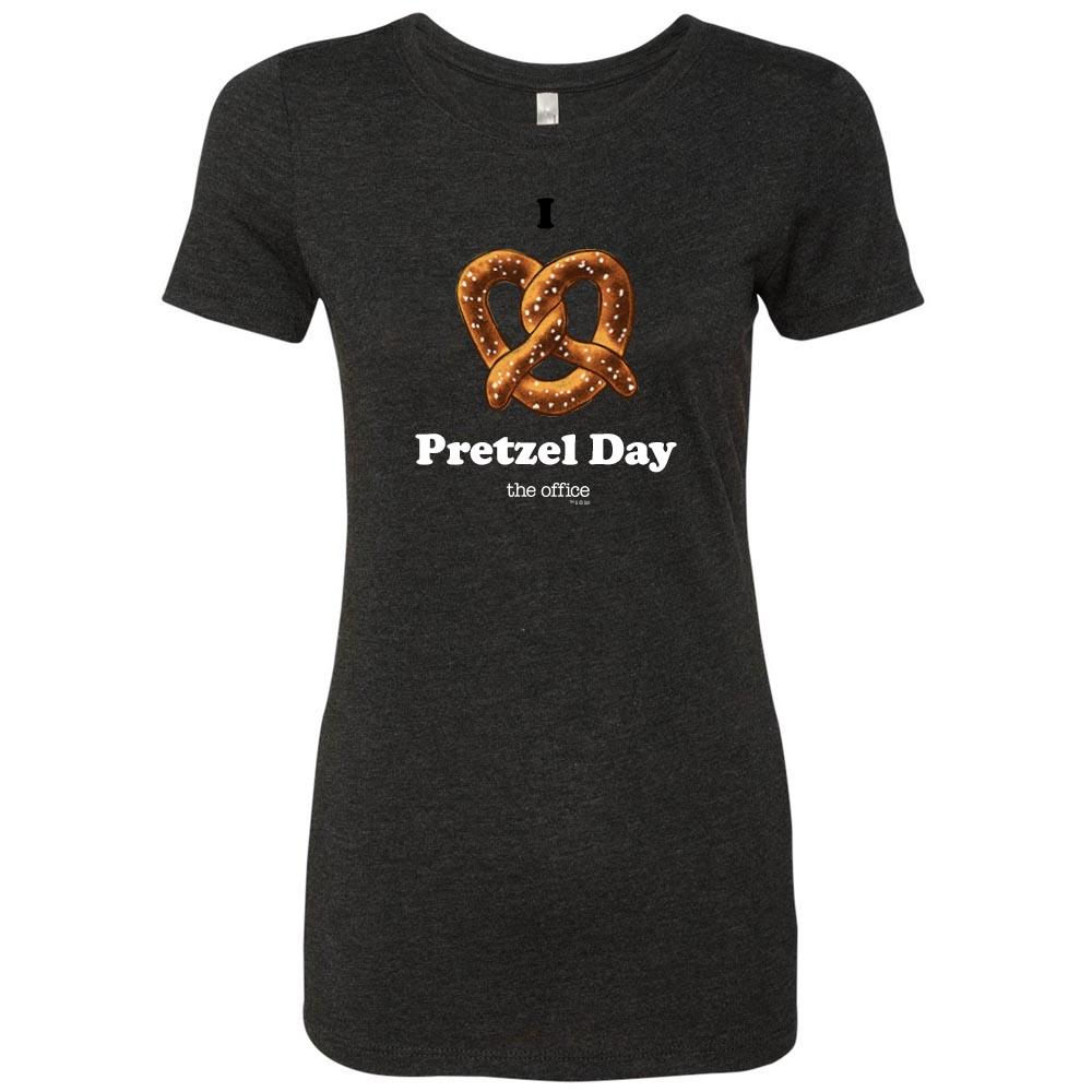 The Office Pretzel Day Women's Tri-Blend Short Sleeve T-Shirt