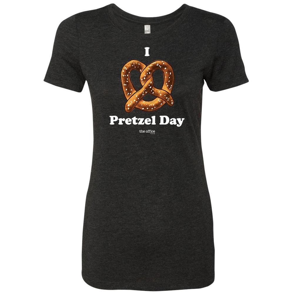 The Office Pretzel Day Women's Tri-Blend Short Sleeve T-Shirt