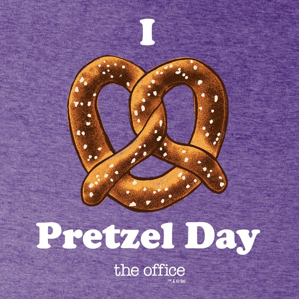 The Office Pretzel Day Women's Tri-Blend Short Sleeve T-Shirt
