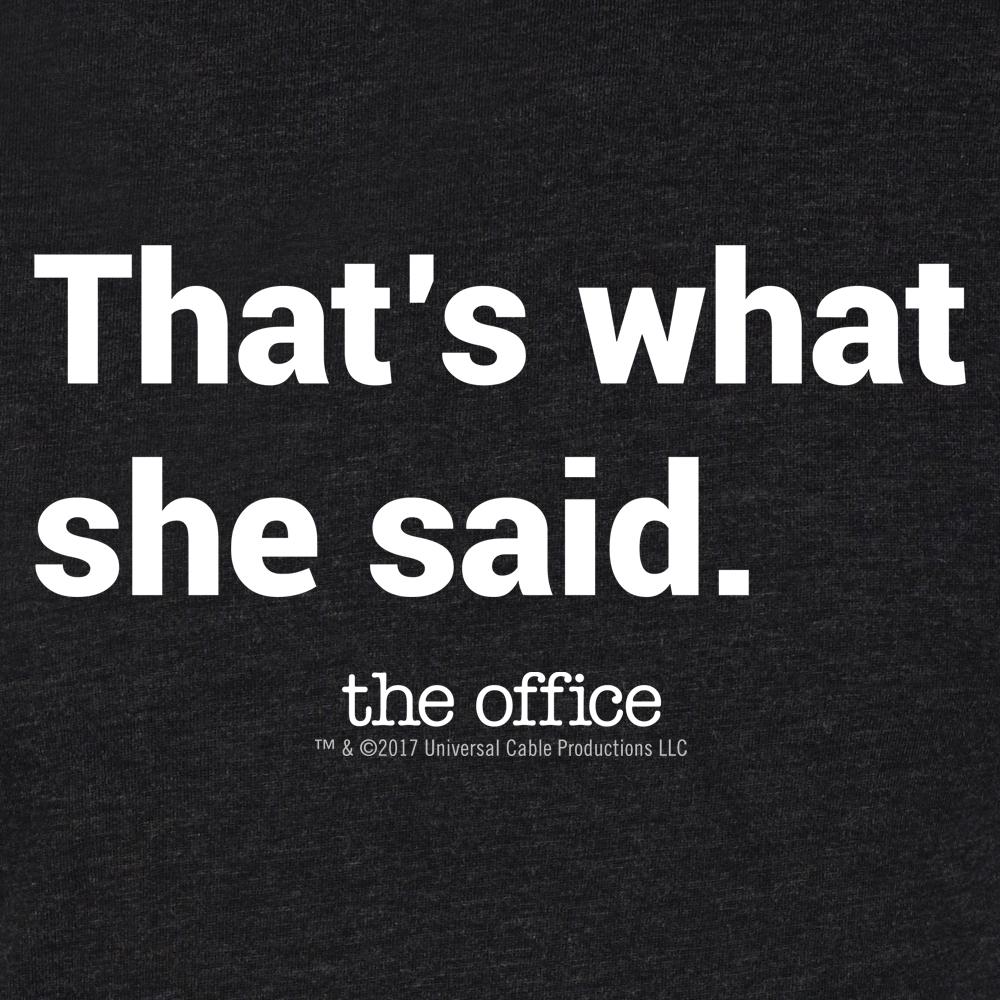 The Office That's What She Said Men's Tri-Blend T-Shirt