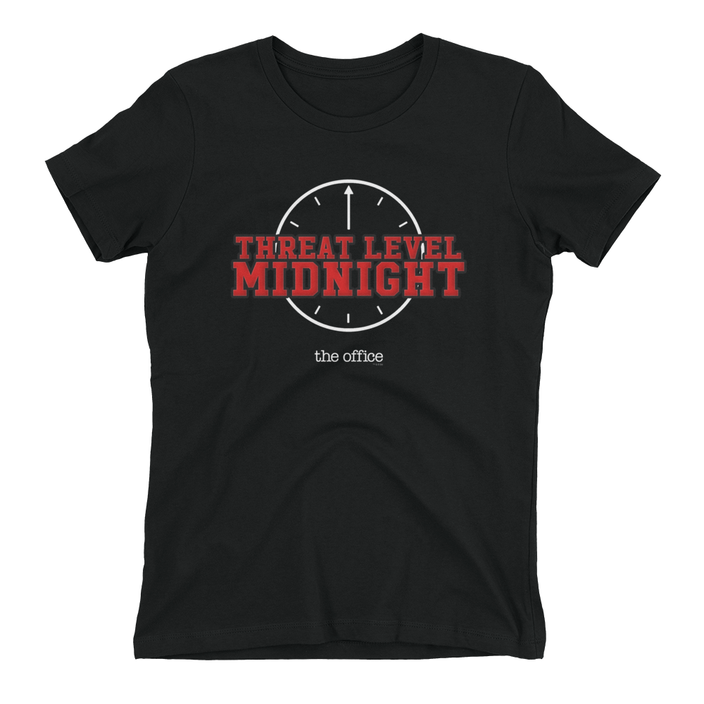 The Office Threat level Midnight Women's Short Sleeve T-Shirt