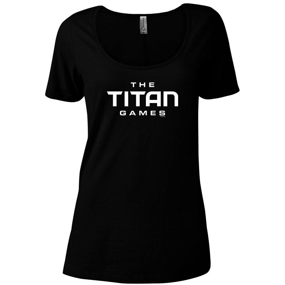 The Titan Games Logo Women's Relaxed Scoop Neck T-Shirt