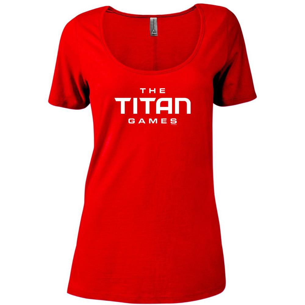 The Titan Games Logo Women's Relaxed Scoop Neck T-Shirt