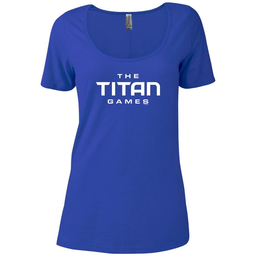 The Titan Games Logo Women's Relaxed Scoop Neck T-Shirt
