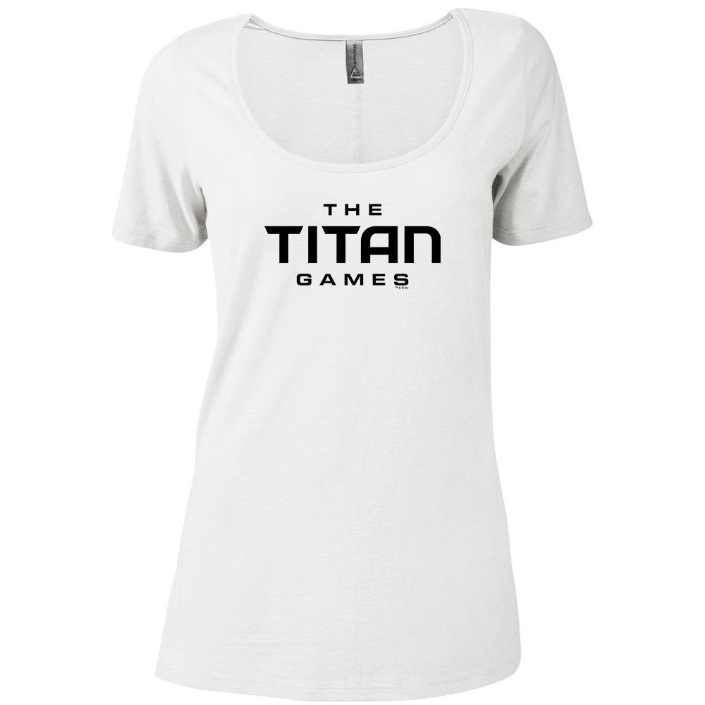 The Titan Games Logo Women's Relaxed Scoop Neck T-Shirt