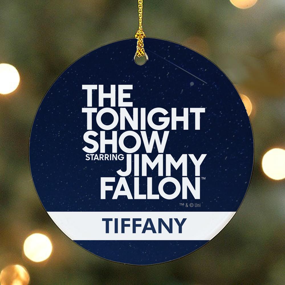 Personalized The Tonight Show Starring Jimmy Fallon Ornament