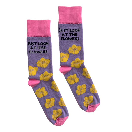 The Walking Dead Carol Look At The Flowers Socks