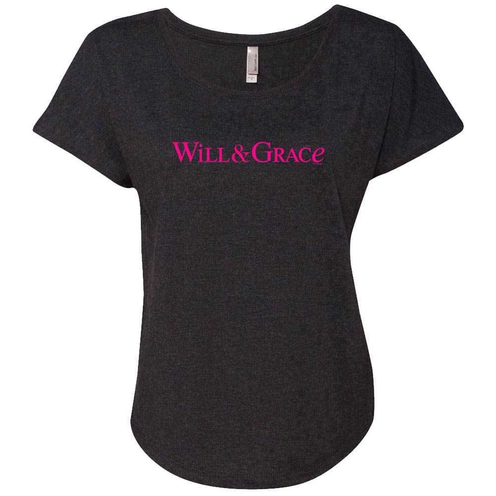Will & Grace Logo Women's Tri-Blend Dolman T-Shirt