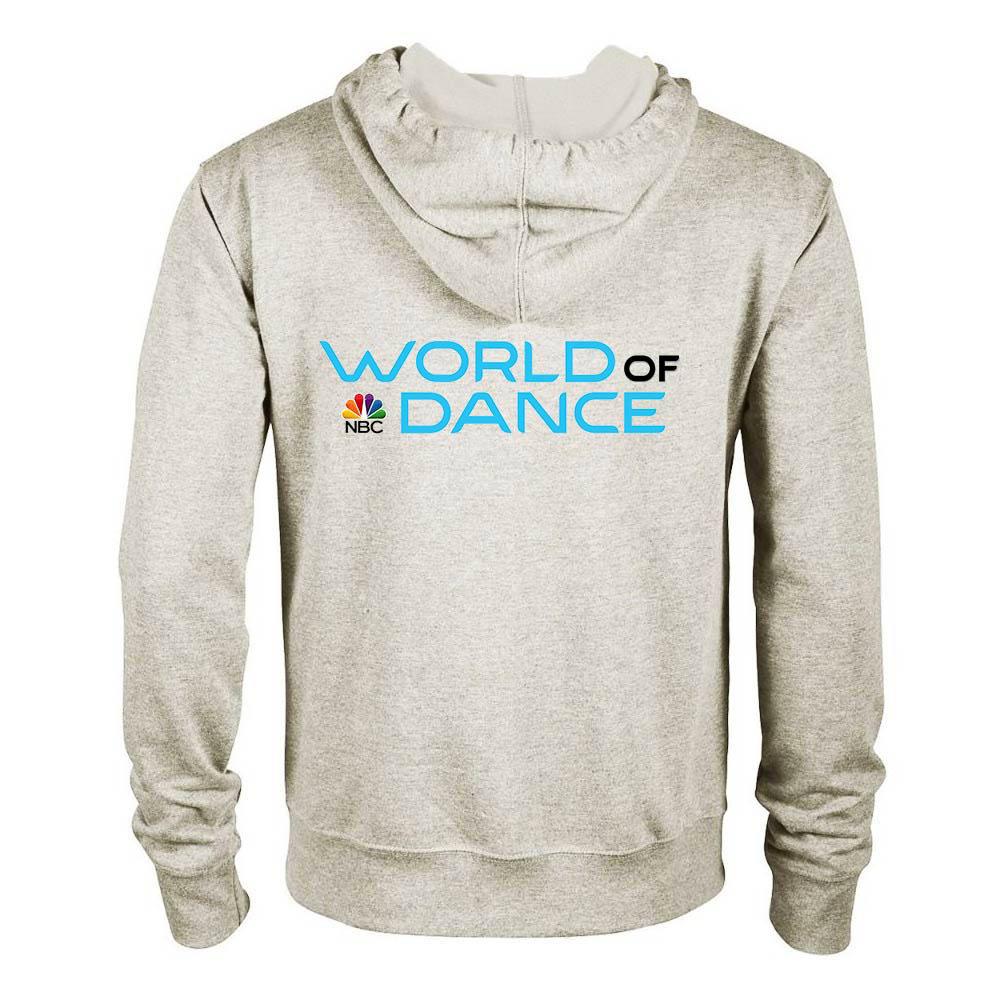 World of Dance Logo Lightweight Zip Up Hooded Sweatshirt
