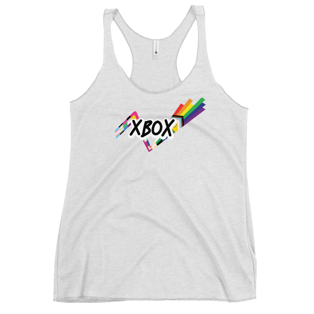 Xbox PRIDE Wordmark Women's Racerback Tank Top