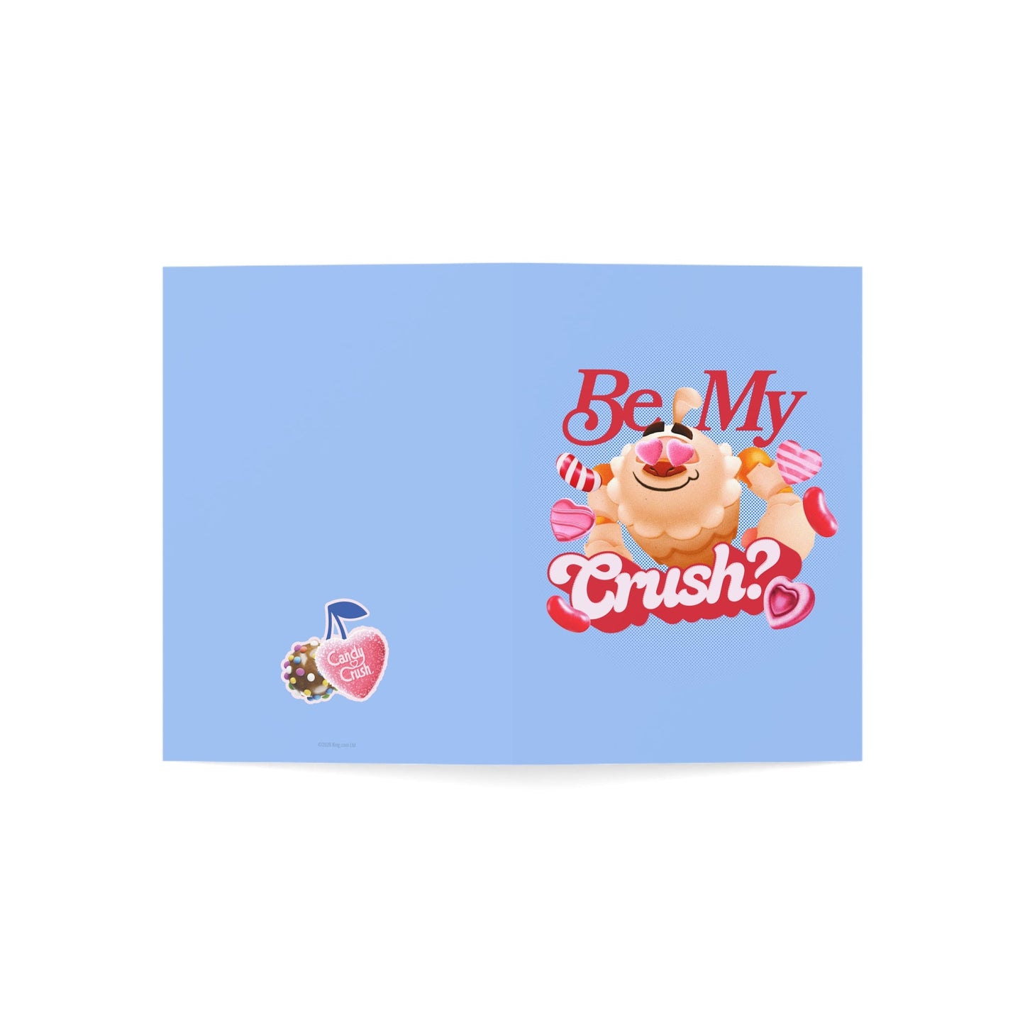 Candy Crush Be My Crush? Valentine's Day Greeting Card